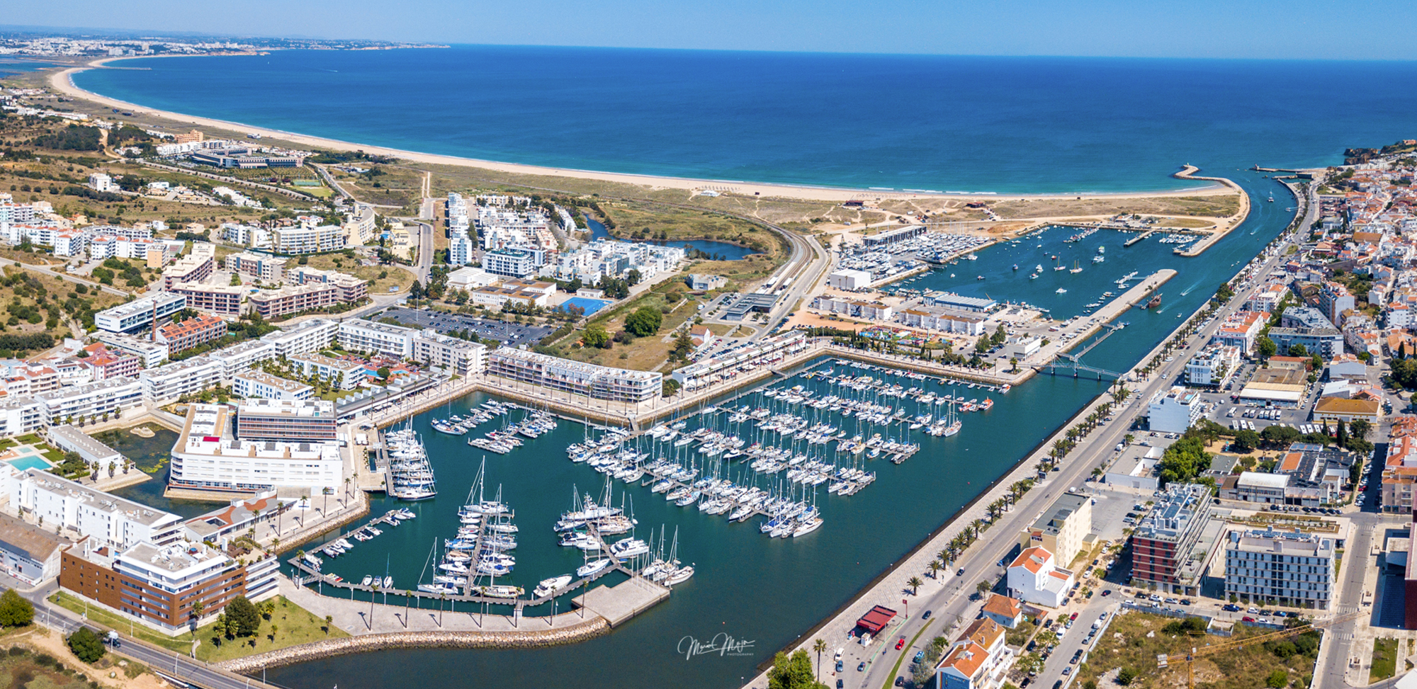 The marina at Lagos, the practical base for a West Algarve longstay